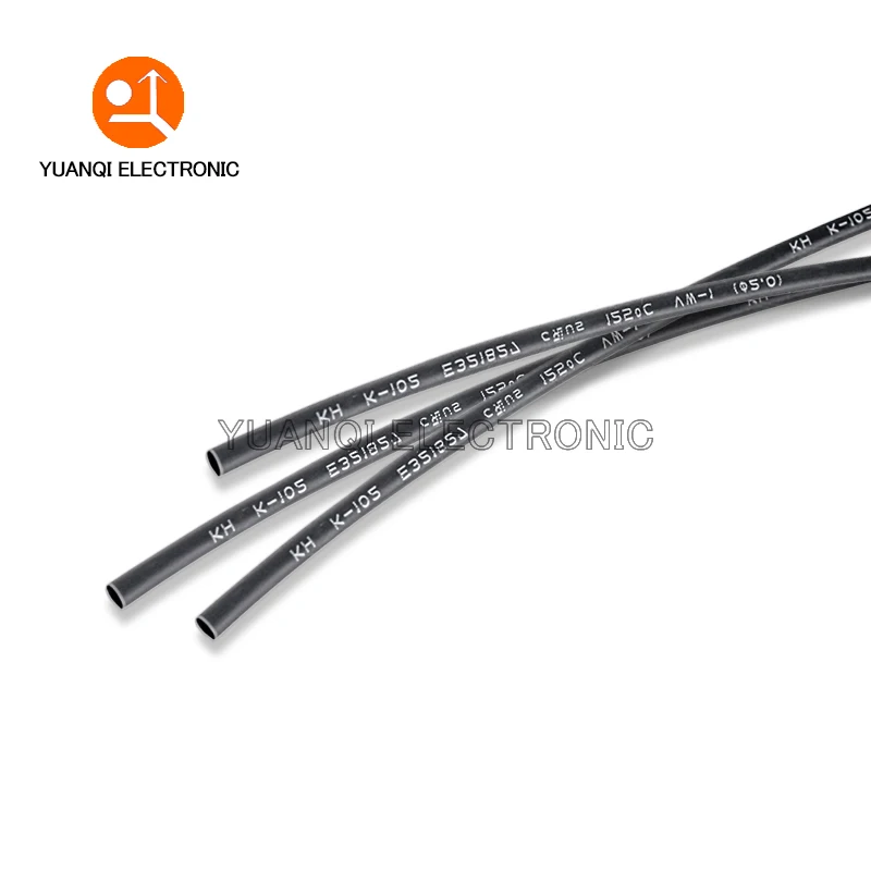 1 Meter/Lot Heatshrink Tubing Black 0.6mm 0.8mm 1mm 2mm 2.5mm 3.5mm 4mm 12mm 50mm 80mm Heat Shrink Tube Sleeving Wrap Wire 2:1