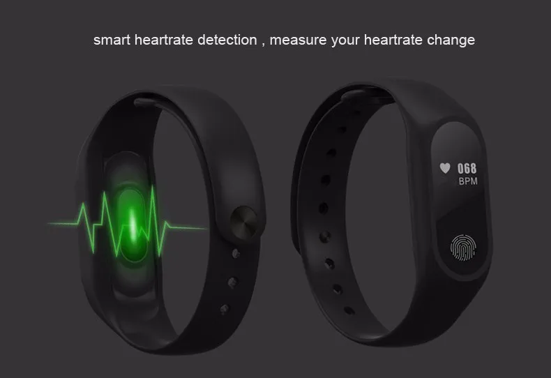 M2 смарт-Браслет фитнес-браслет монитор сердечного ритма во время сна часы для мужчин и женщин Smartband трекер активности