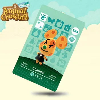 

284 Chadder Animal Crossing Card Amiibo Cards Work for Switch NS 3DS Games