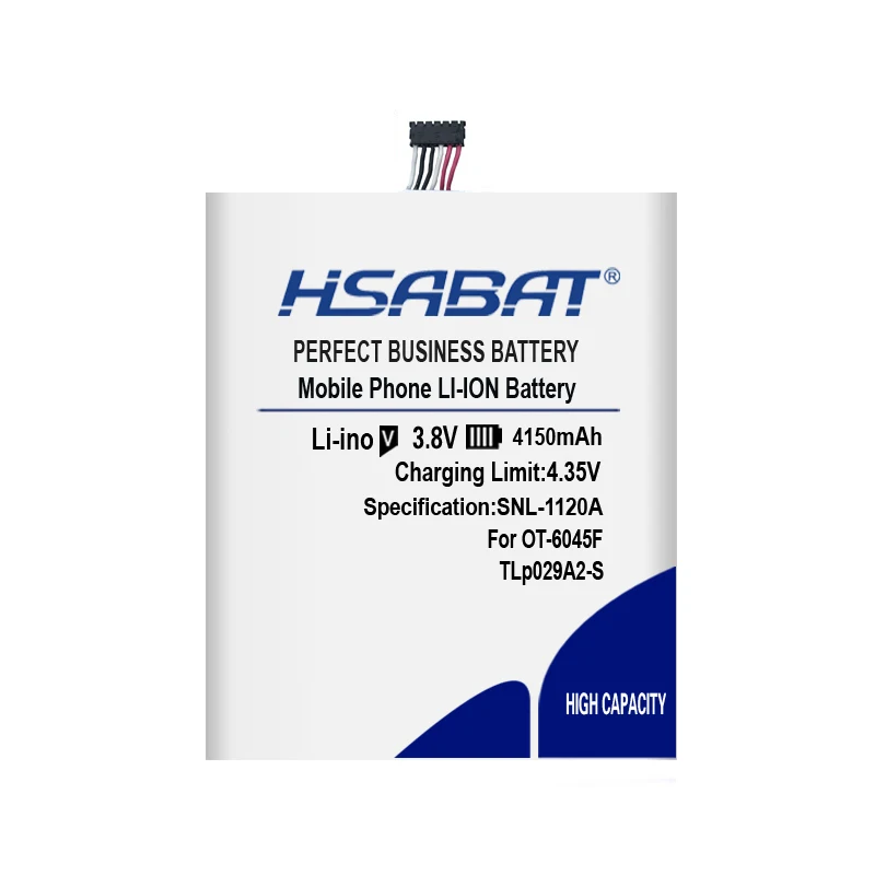 HSABAT 4150 мАч TLp029A2 TLP029A2-S аккумулятор для Alcatel One Touch Idol 3 I806 TLp029AJ OneTouch Pop 3 5," OT-5025 OT-5025D