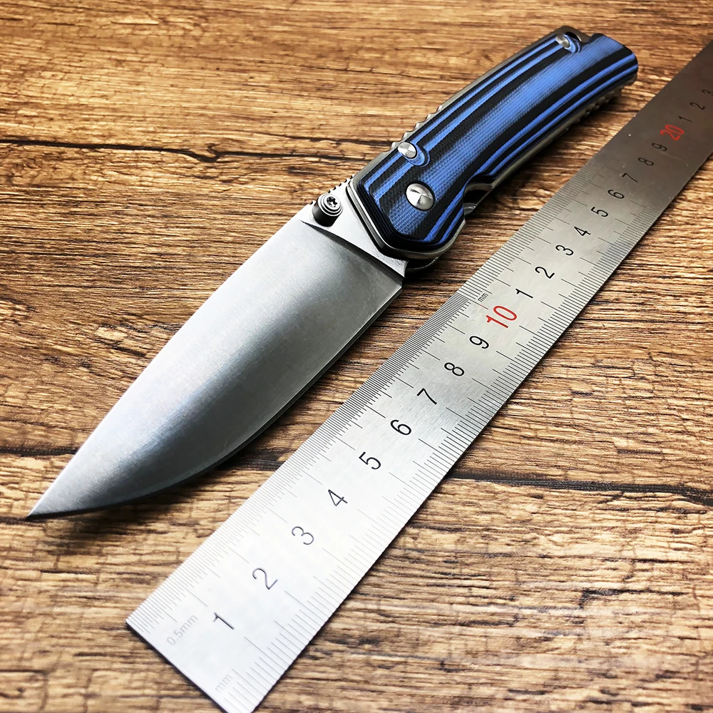BMT 58-60HRC Wild Boar Survival Folding Knife D2 Blade G10 Handle Pocket Outdoor Knives Tactical Hunting Camping Knife EDC Tools