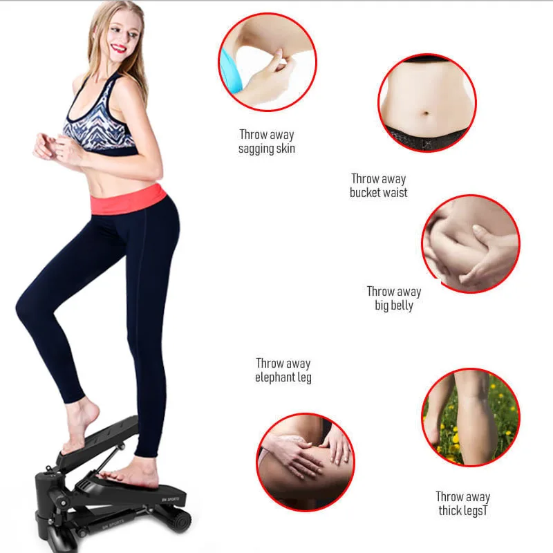 US $157.32 Multifunctional Mini Treadmill Steppers Pedal Running Machines Sport Treadmills Home Lose Weight Pedal LCD Fitness Equipment