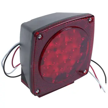 

12V Led Submersible Left And Right Trailer Lights Stop Tail Turn Signal Lights For Under 80 Inch Boat Trailer Truck Rv Marine-Re