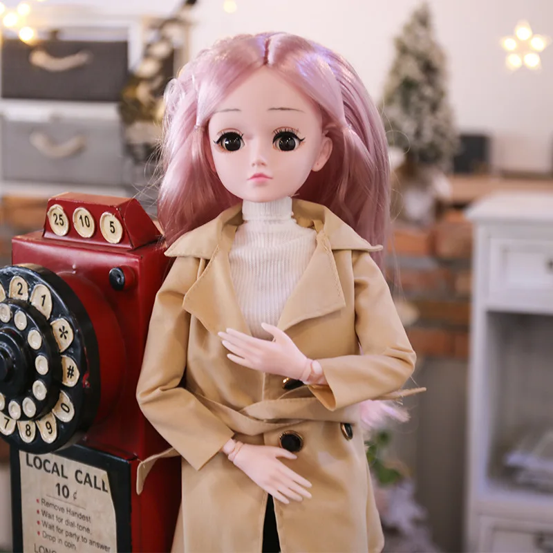 60 см BJD куклы музыка умная кукла подвижная соединенная тело повседневная одежда