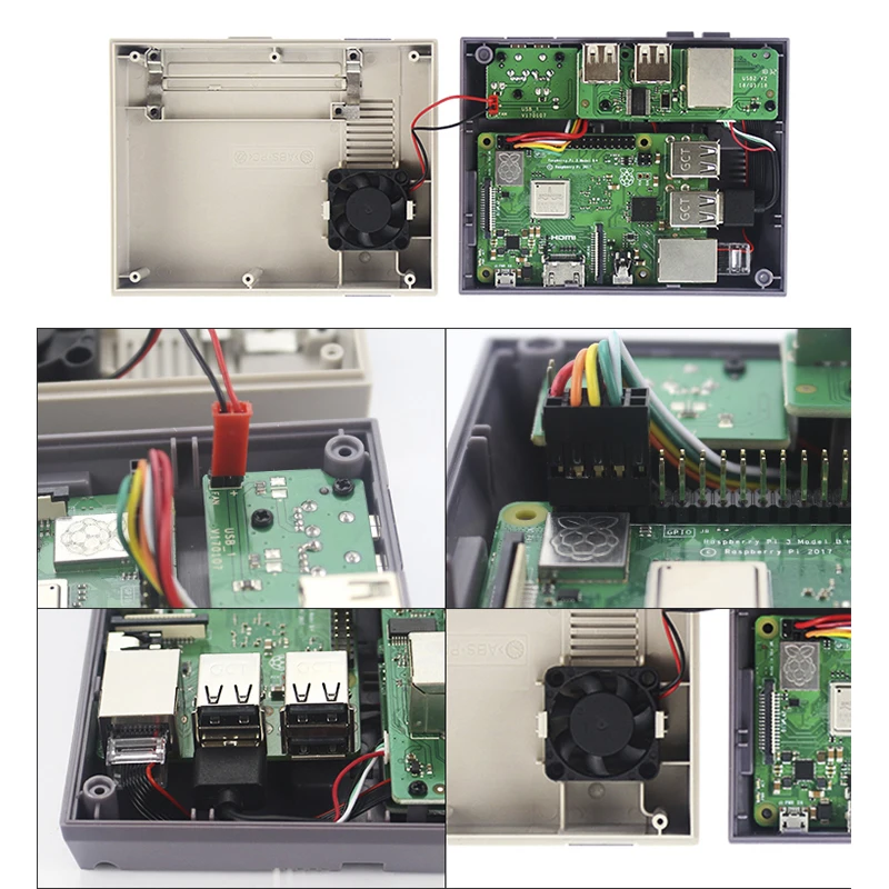 Чехол S ROBOT NESPi Plus+ sd-карта 32G+ игровой коврик+ блок питания 3A Swith для Raspberry Pi 3 Model B+ RPI132