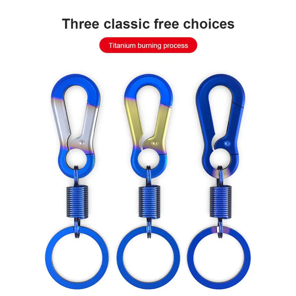 

1PC High-Grade Creative Car Auto Keychain Titanium Metal Key Chain Wonderful Key Rings Holder Car Keychain Keyring wholesale