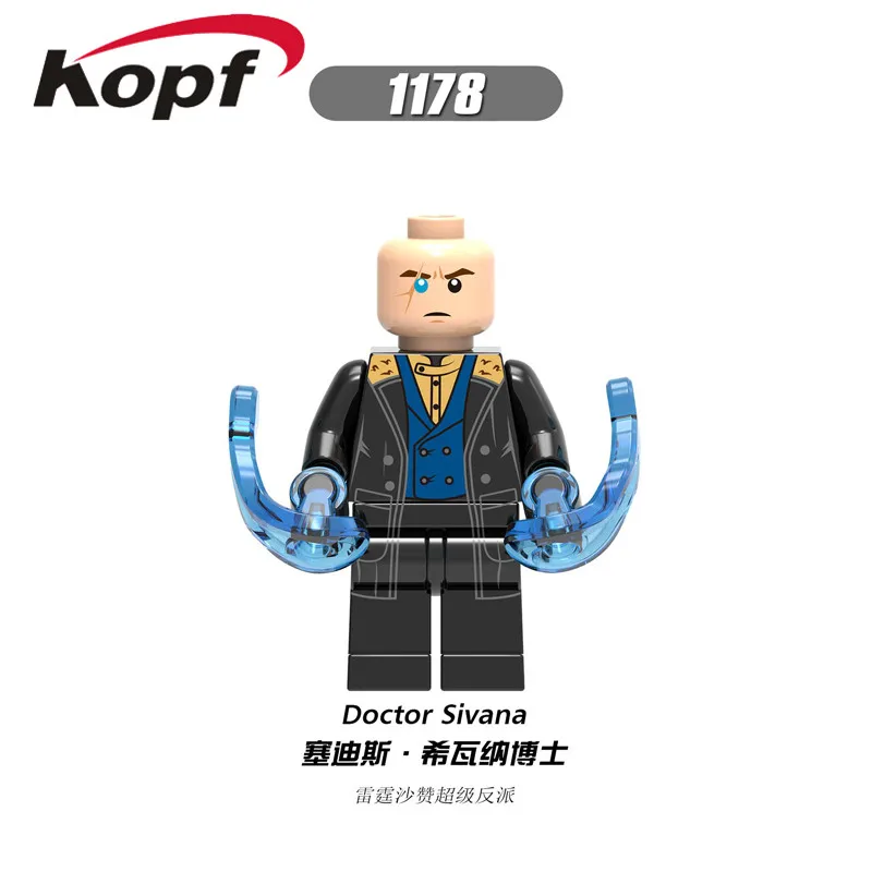1178 Without Box Новые Строительные блоки Super Heroes Shazam Mr Miracle Midnite Donna Troy Экшн фигурки кирпичики игрушки подарок для детей XH 1180 - Цвет: 1178 Without Box