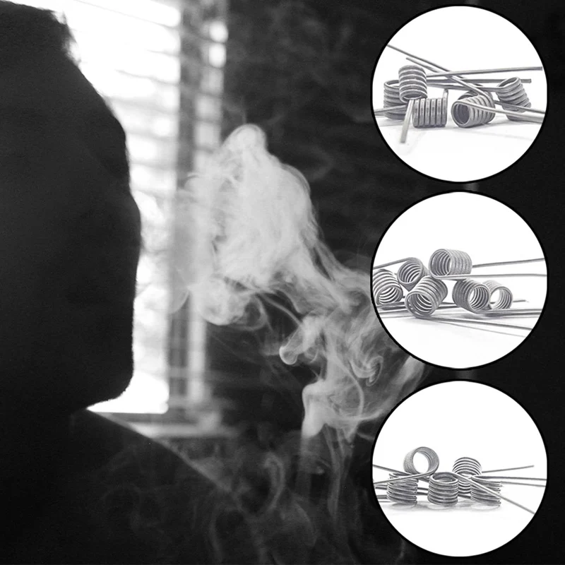 BMTD MTL Clapton Fused Coil A1 готовые катушки для DIY Vaper RDA RTA танк Атомайзеры Высокая