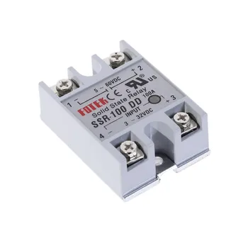 

DC-DC Single Phase Solid State Relay SSR-100DD SSR Module 100A DD Input Voltage 3-32V DC TO 5-60V DC Output Load SSR 100DD