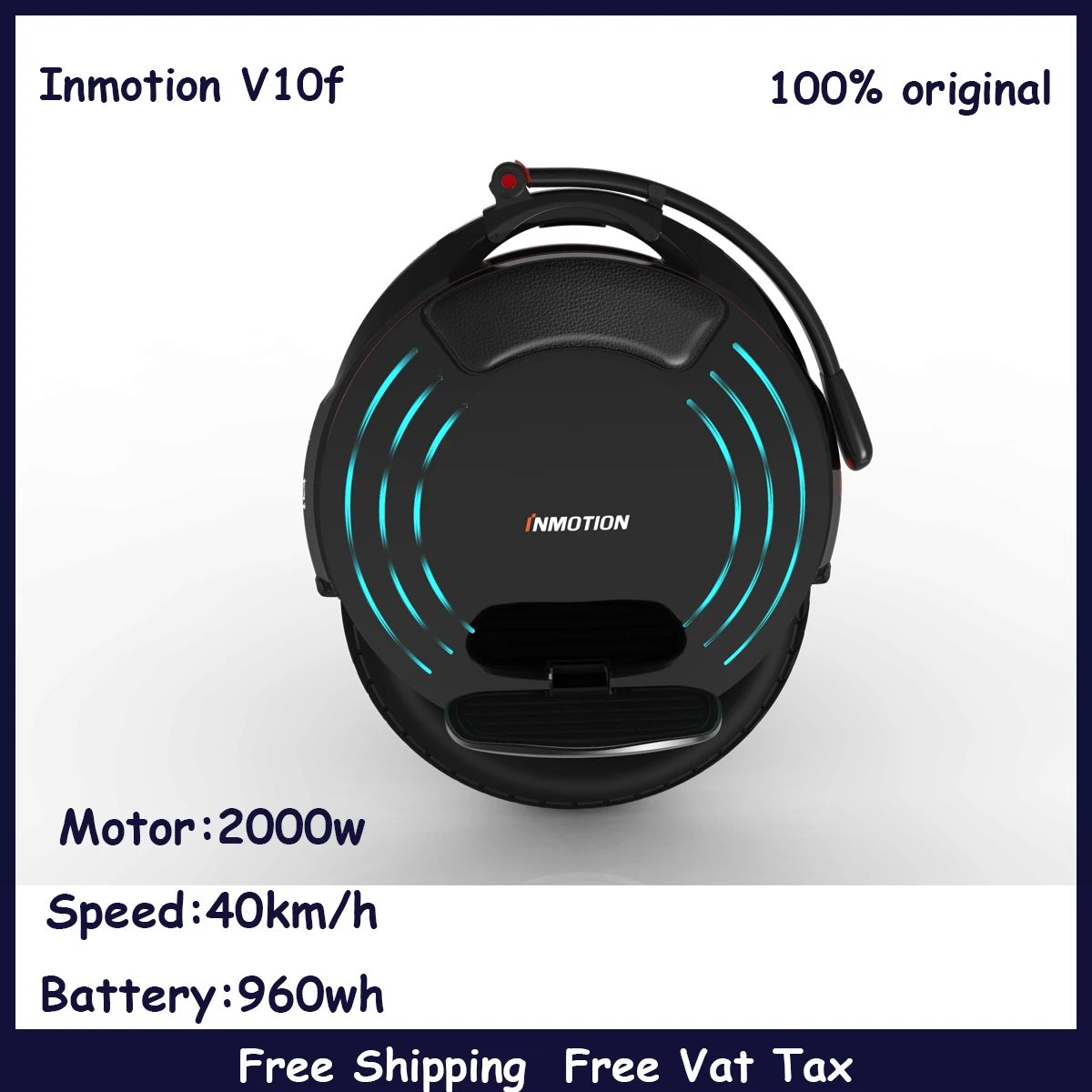

Inmotion V10f Electric Unicycle 16 Inch EUC Monociclo Eletrico