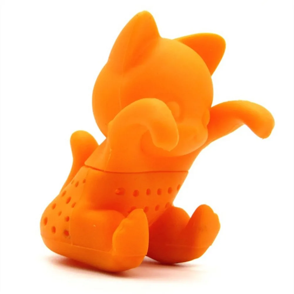 

1PCS Leaf Tea for Brewing Mr little man tea strainer Silicone Tea bags tea making device
