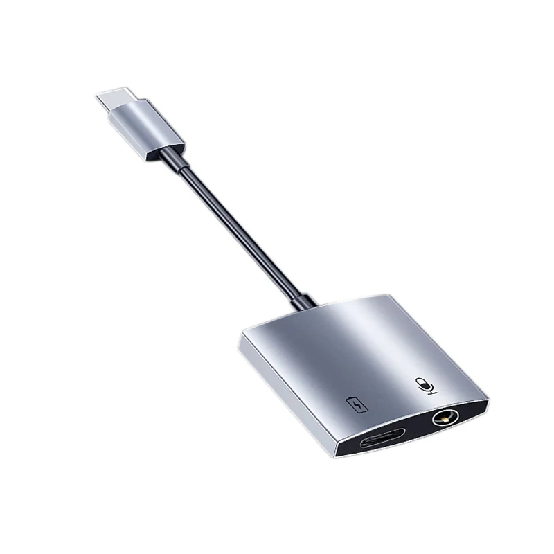 Usb C до 3,5 мм адаптер для наушников, type C до 3,5 мм аудио кабель для зарядки, для huawei mate 20/20 Pro, Xiaomi 8, Pixel2/3