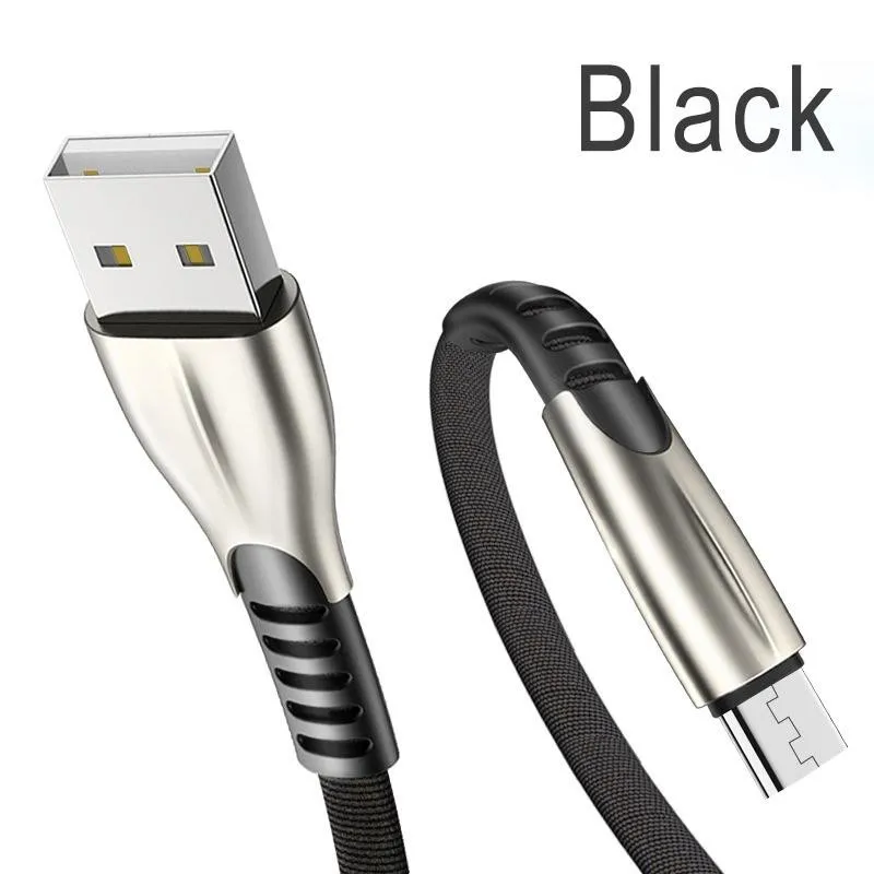 Быстрая зарядка usb type C кабель зарядное устройство 5A type-C зарядный шнур для Xiaomi Redmi Note 8 7 Pro OnePlus 7 7T pro samsung Note 10 S10 - Цвет: black