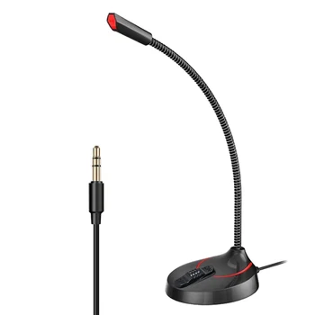 

Multi-functional Durable Practical USB Gooseneck Cardioid Computer Microphone with Mute Switch for PS4 Conference Mic