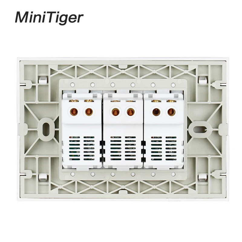 Minitiger США/AU стандартная настенная розетка USB 6 USB зарядное устройство порт для мобильного телефона с индикатором 118 мм* 80 мм белая пластиковая панель