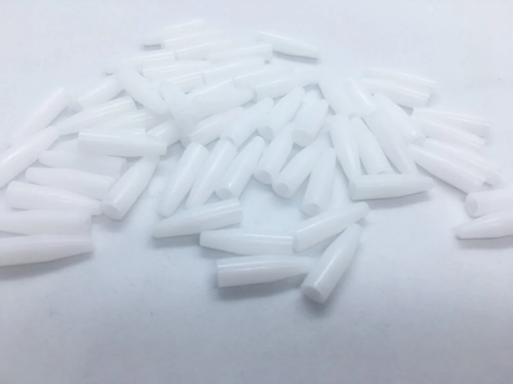 50/100pcs 8x20mm 8x100mm und andere kunden spezifische Größen Leiterplatte Test vorrichtung Teile Platte Pom Druck Bar Punkt Ende weiß/schwarz – Detail 4