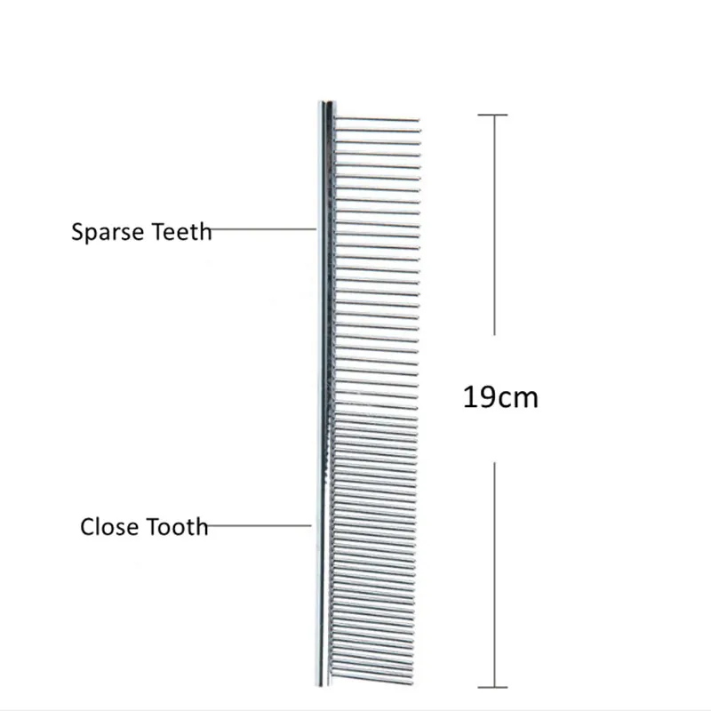 Расческа для груминга собак расческа из нержавеющей стали вычесывания и кошек