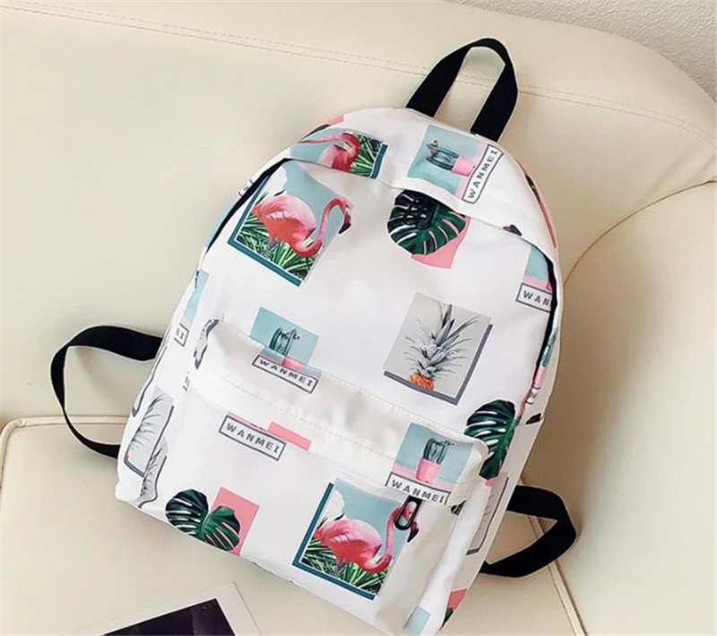 Модный рюкзак с рисунком из мультфильма, Женский школьный рюкзак, рюкзак, женский рюкзак с мягкой печатью, Холщовый Рюкзак