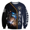 Tessffel je suis un soudeur Profession 3D imprimé nouveau hommes sweat Harajuku veste à capuche zippé décontracté unisexe veste pull Style-7 ► Photo 3/3