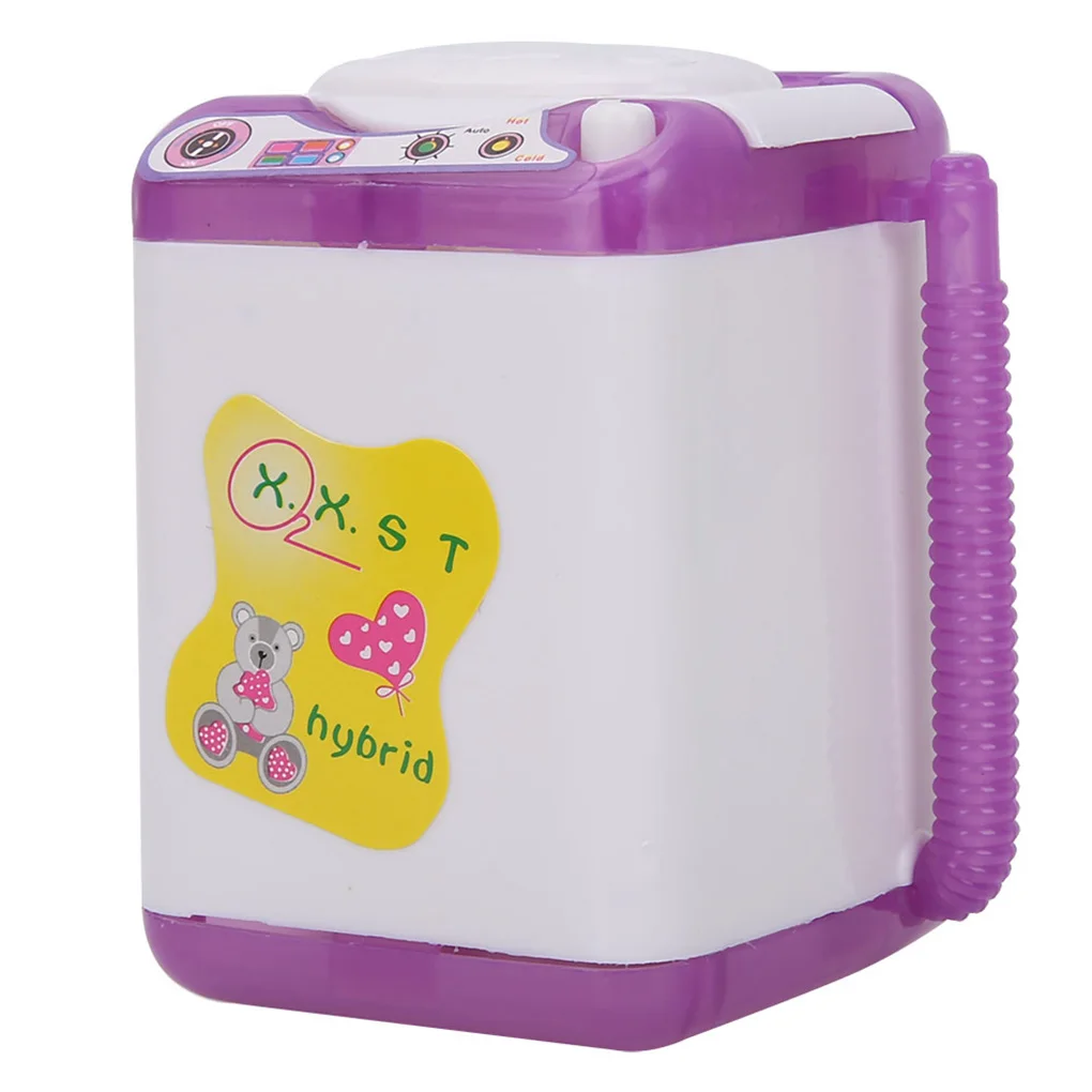 2019 New 1PC Doll House Washing Machine White Mini Washer Children Toy Dollhouse Furniture Accessories