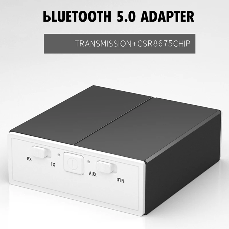 Полный-2 в 1 аудио беспроводной приемник передатчик CSR8675 Bluetooth 5,0 стерео AUX RCA USB 3,5 мм Jack адаптер DC 5 В для ТВ/автомобиля