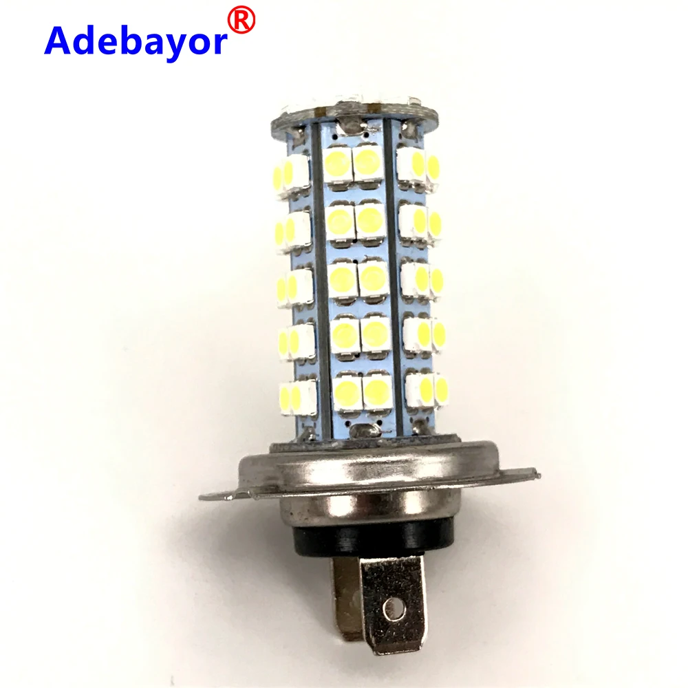 20 x H7 68 SMD 3528 1210 светодиодный автомобильный противотуманный фонарь, супер яркие белые лампы, автомобильные парковочные лампы, лампа с поворотом DC12V
