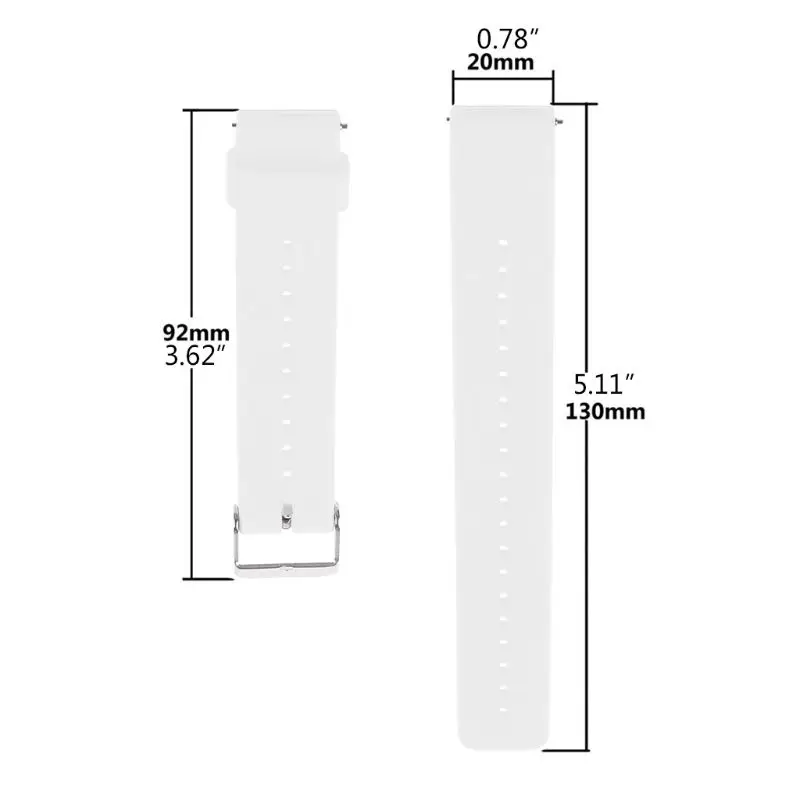 Replaced Soft Silicone Watch Band Breathable Wrist Strap for Polar Ignite Watch for smart watch