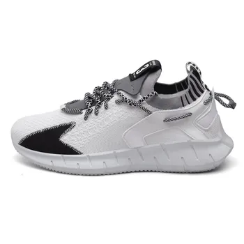 

Big Size Men Shoes High Quality Non Slip Male Casual Shoes Increasing Walking Black Lace-up Men Sport Shoes Leisure