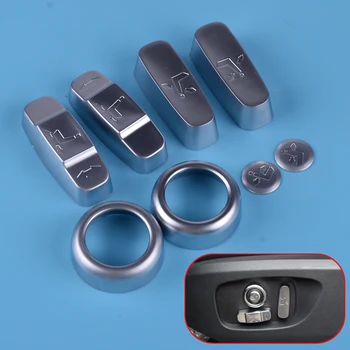 

CITALL 8pcs Seat Adjustment Switch Button Cover Trim Fit For Land Rover Range Discovery 5 L462 LR5 2017 2018 2019