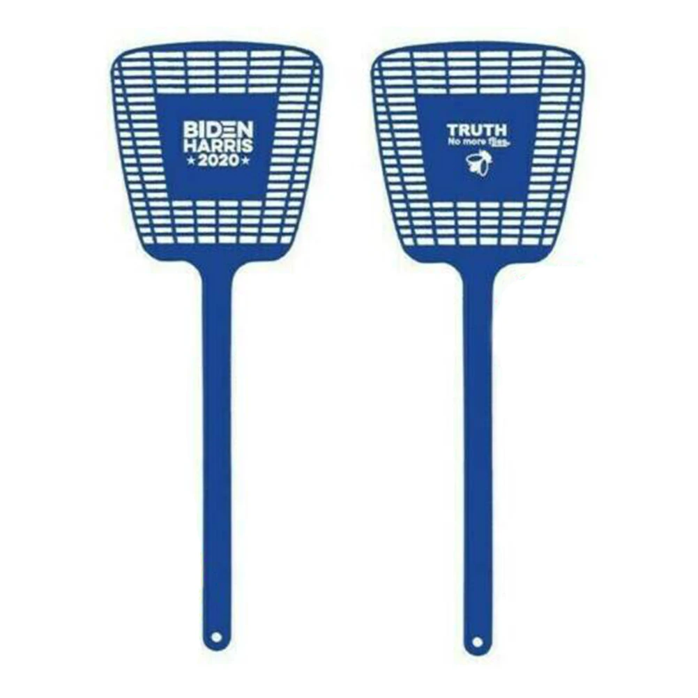 

For US Election Plastic Fly Swatters Non-toxic Biden-Trump Pattern Household Baffle Mosquito Swatter Pest Control Long Handle