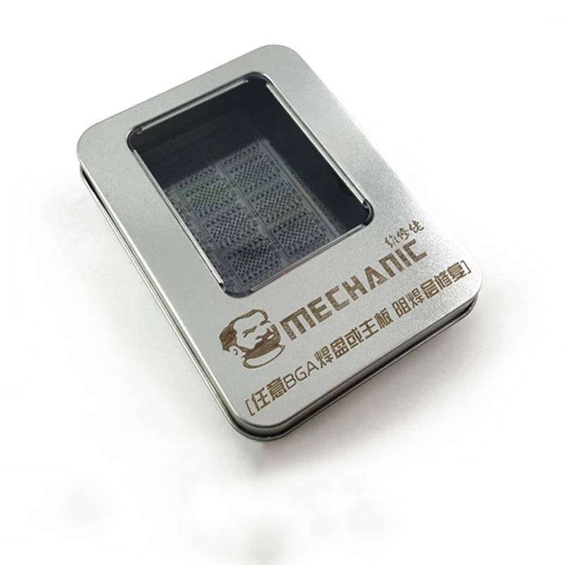 

BGA Solder Mask Repair Green Oil Net for iPhone A8 A9 A10 A11 Chip Stencils for The Soder Mask Ink