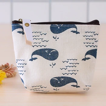 

Mini Women Purse Coin Holder Wallet Key Card Wallet Zipper Change Case Cartoon Dollar Money Bag