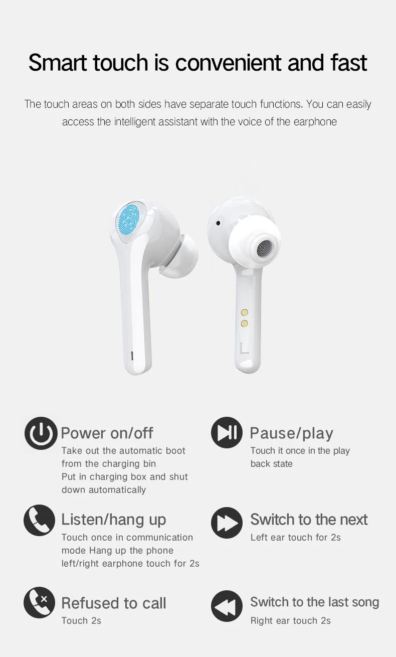 Новые TWS Truely Беспроводные наушники беспроводной шлем Аудио Смарт гарнитура auriculares с power Bank для airdots