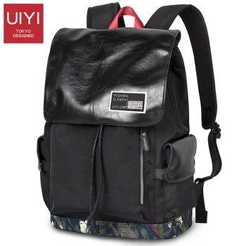 

Trendy Japanese Style Double Shoulder Backpack For Both Men Fashionable PVC Cloth Bag Leisure Art Unique Large Backpack 2020 new