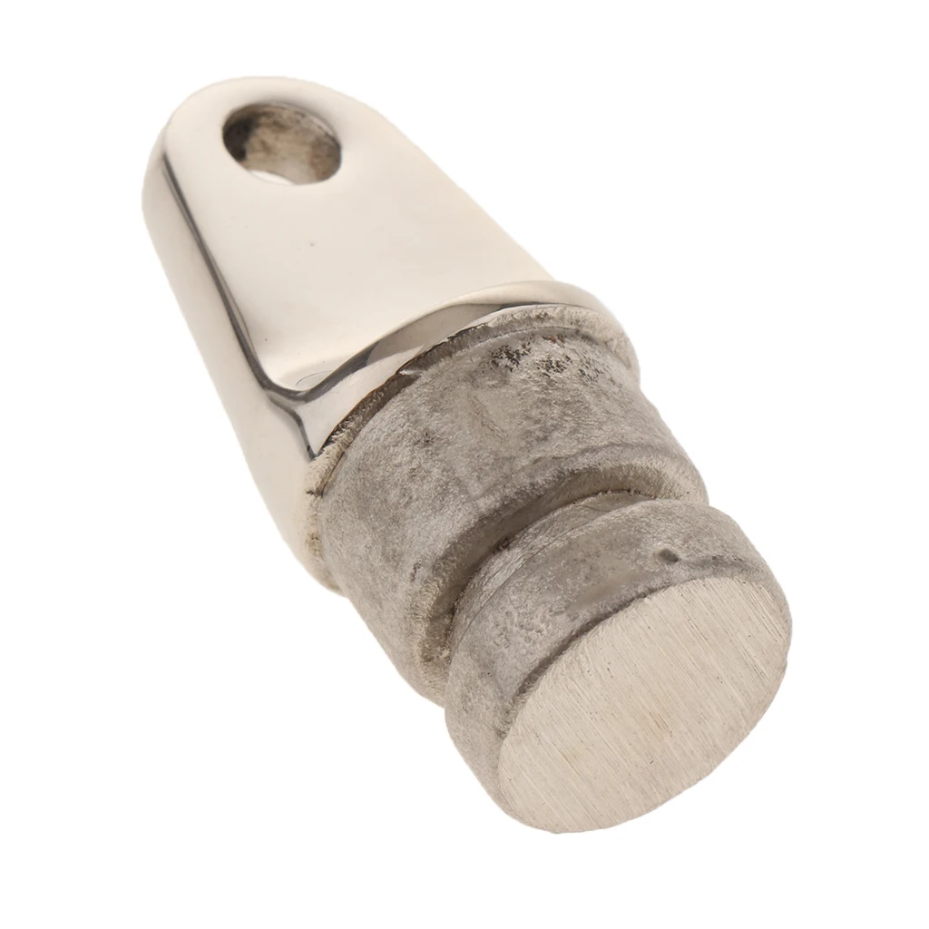 1PCS Fitting Stainless Steel Boat Bimini Top Inside Eye end 7/8 Rounded Hardware