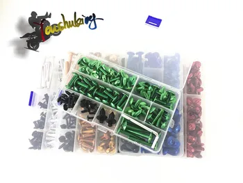 

For ZZR600 2005-2009 1990-2004 Universal Screw Kit Fairing Bolts kit Nut