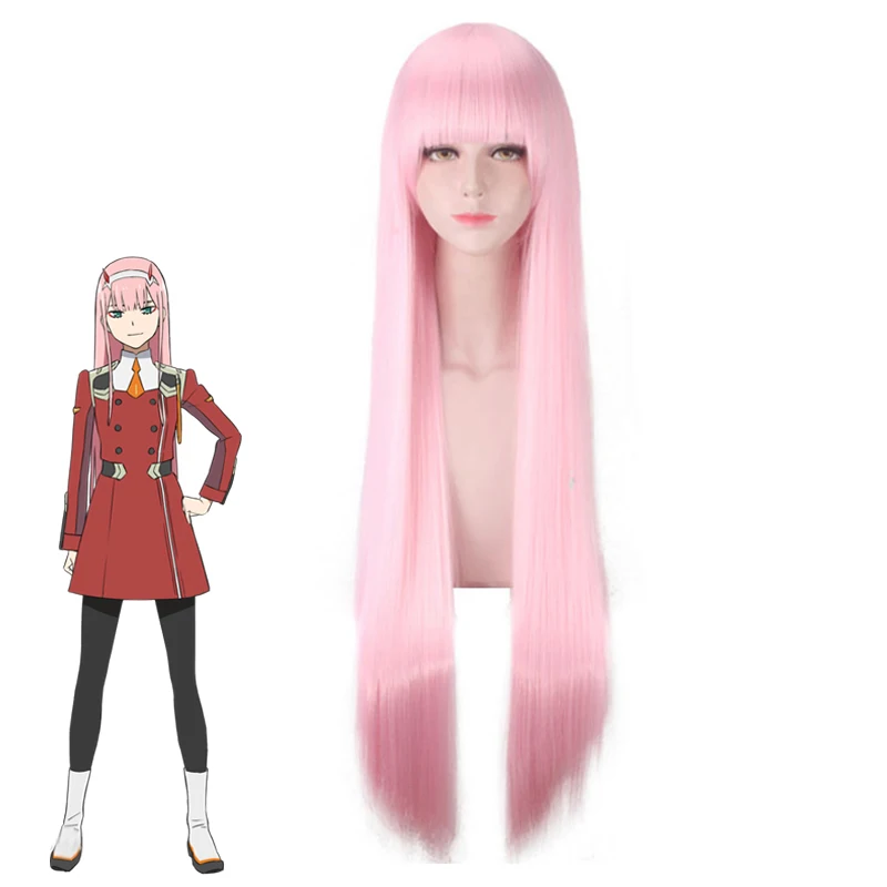 Anime 02 Dresses DARLING in the FRANXX Zero Two Cosplay Costume 02 Cosplay Wig Code002 Headwear Accessories Halloween Gift0 (13)