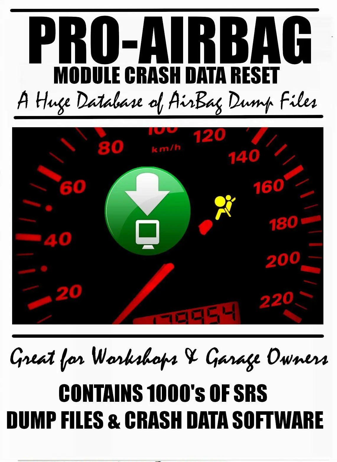 Pro Airbag Srs Clear Dump Files & Crash Data Software For All Cars