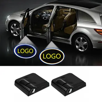 

2X For Mitsubishi ASX Outlander L200 Mirage 3000 GT G4 RVR CUV Galant Lancer Ralliart LED Logo Projector Car Door Welcome Light