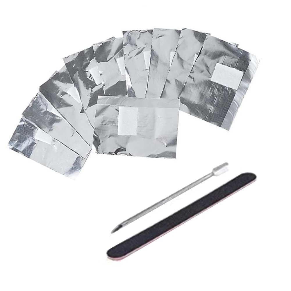 50/100/200Pcs жидкость для снятия лака обертывания для био-Гели Soak Off Гель для удаления Ватные диски легко Применение жидкость для снятия лака удобно