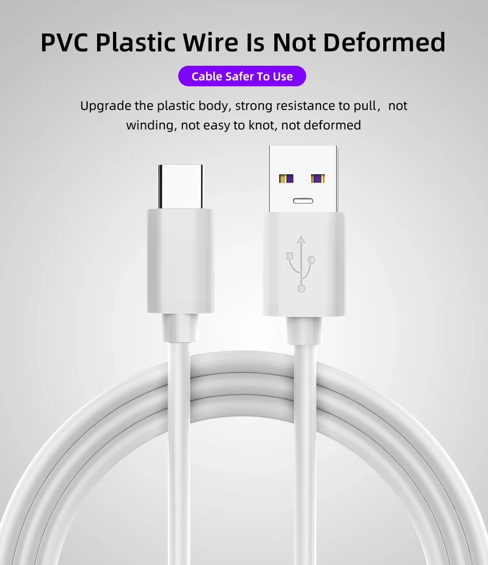 5А usb type C кабель для быстрой зарядки для samsung S10 S9 S8 type-C кабель для зарядки телефона USB C для huawei Xiaomi Mi9 Redmi Note 7