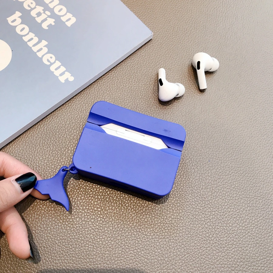 3D чехол для наушников для Airpods Pro Чехол Силиконовый Pokonyan bell Мультяшные наушники/Earpods чехол для Apple Air pods Pro 3 чехол Keych