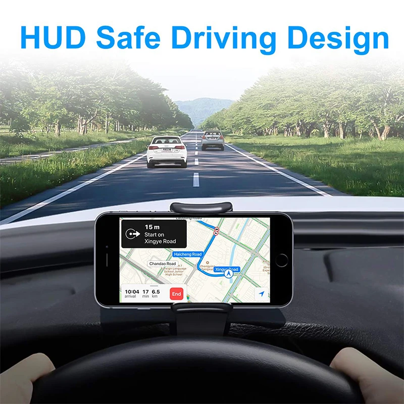 Syrinx держатель для телефона для iphone, автомобильный держатель, новинка, HUD дизайн, автомобильный держатель для смартфона, подставка, вращение на 360, универсальный держатель для приборной панели телефона
