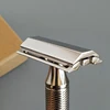 Dscosmetic S9  parallel head 316L stainless steel double edge safety razor 5