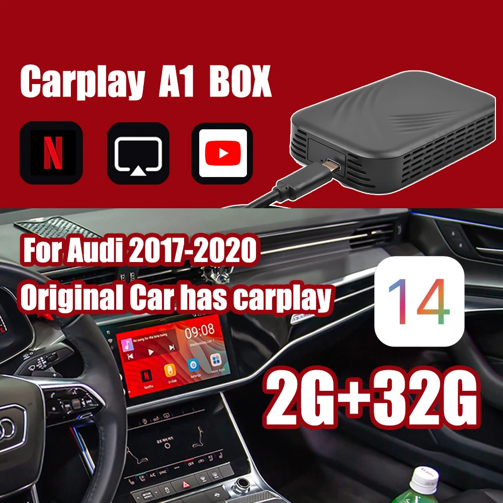 Carplay для Apple TV адаптер системы Android автомобильный Видео мультимедийный плеер