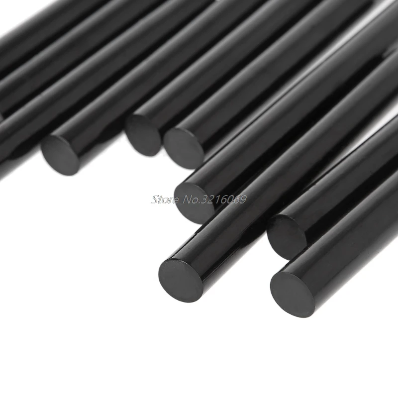 10pcs/25pcs Hot Melt Glue Stick Black High Adhesive 11mm For DIY Craft Toy Repair Tool Dropship