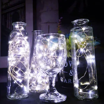 

Sliver Wire Fairy Lights White/Warm White/Multi Color Battery/USB Operated Garland Christmas Outdoor LED String Lighting