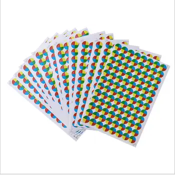 

68 Sheets Diameter 1cm/1.5cm 4 color Round Dot Color Label Self Adhesive Dot Sticker Office School Supplies
