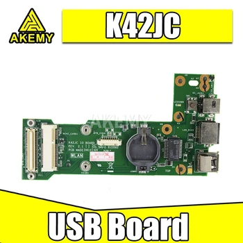 

K42JR REV:2.1/K42JC REV:2.1 IO BOARD For Asus K42J X42J A42J A40J K42JC K42JR K42JZ K42JY K42JV X42D K42D K42F POWER USB BOARD