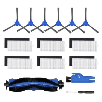 

15pcs Roller Brush Side Brush For Goovi D380 (1600PA) GOOVI By ONSON F007C (Goovi 2000PA) Replacement Vacuum Cleaner Accessories